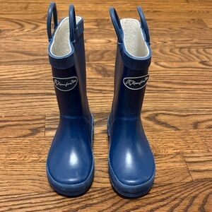 K KomforMe Unisex Kids Blue Rain Boots